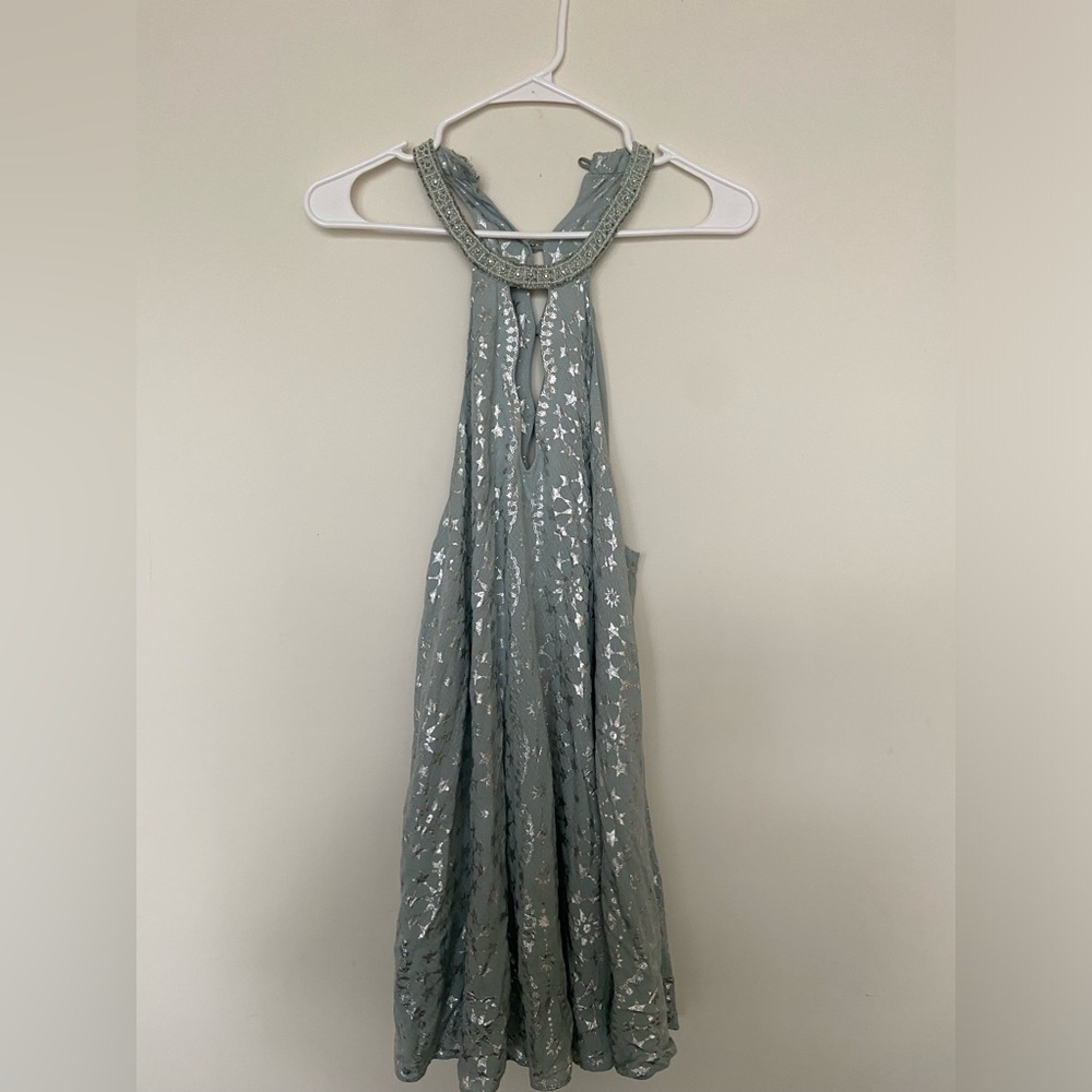 Silver details dress